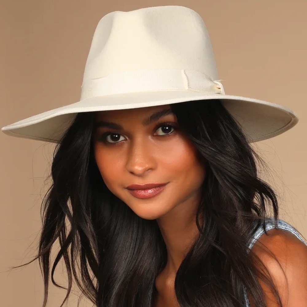 ❤️ Brixton Jo Rancher Off White Wool Hat - Picture 13 of 15